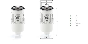 Фильтрующий элемент грубой очистки Mann PL 150/1 OE: 6640259190